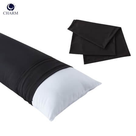 ปลอกหมอน BODY CHARM CUDDLE ขนาด 16 X 42 นิ้ว BLACK_0